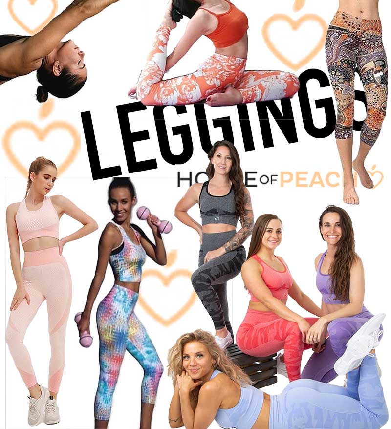 patterned gym leggings