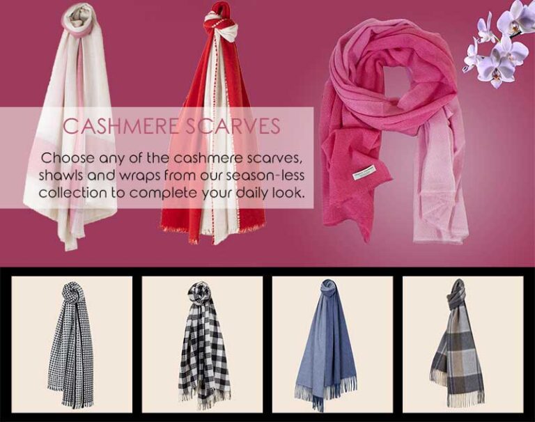How To Wear Cashmere Scarves