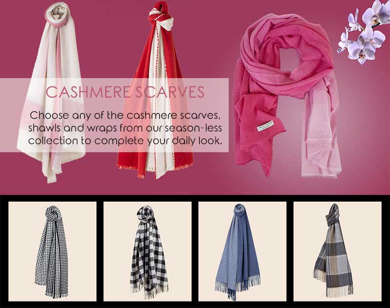 How To Wear Cashmere Scarves