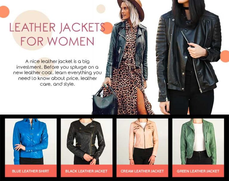 Leather Jackets for Women You'll Love to Wear