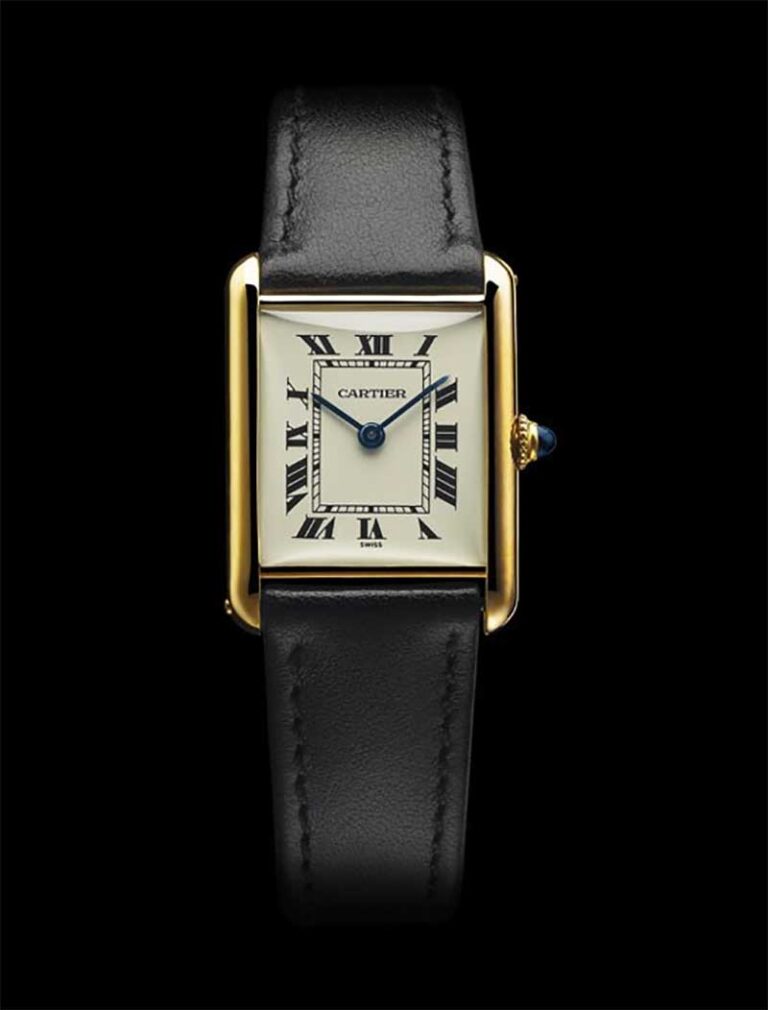 Tank Louis Cartier wristwatch, 1944.