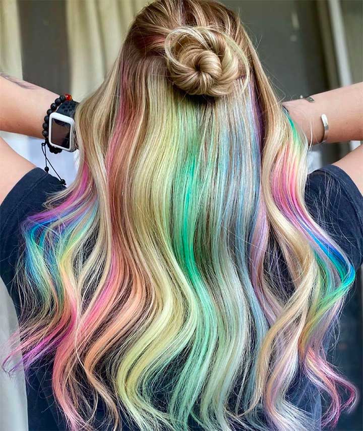 17 Rainbow Hair Color Ideas For The Girl Who Thinks One Color Just Isn't Enough