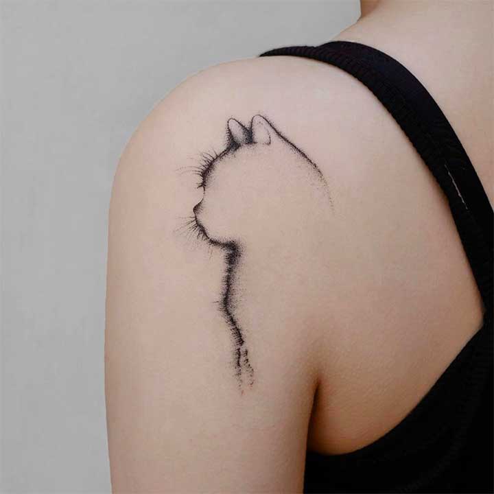 16 Stunning Silhouette Tattoos That Are The Perfect Blend Of Vintage & Modern