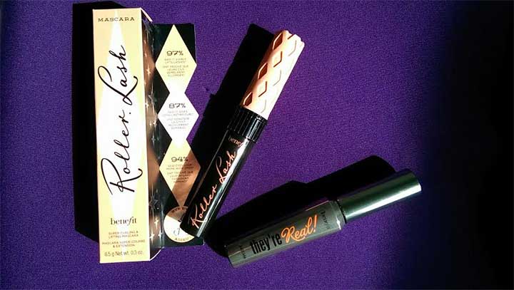 Review: Benefit Roller Lash Mascara Vs. They're Real Mascara