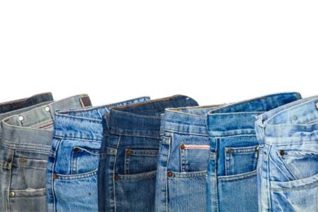 Different Colored Jeans Row