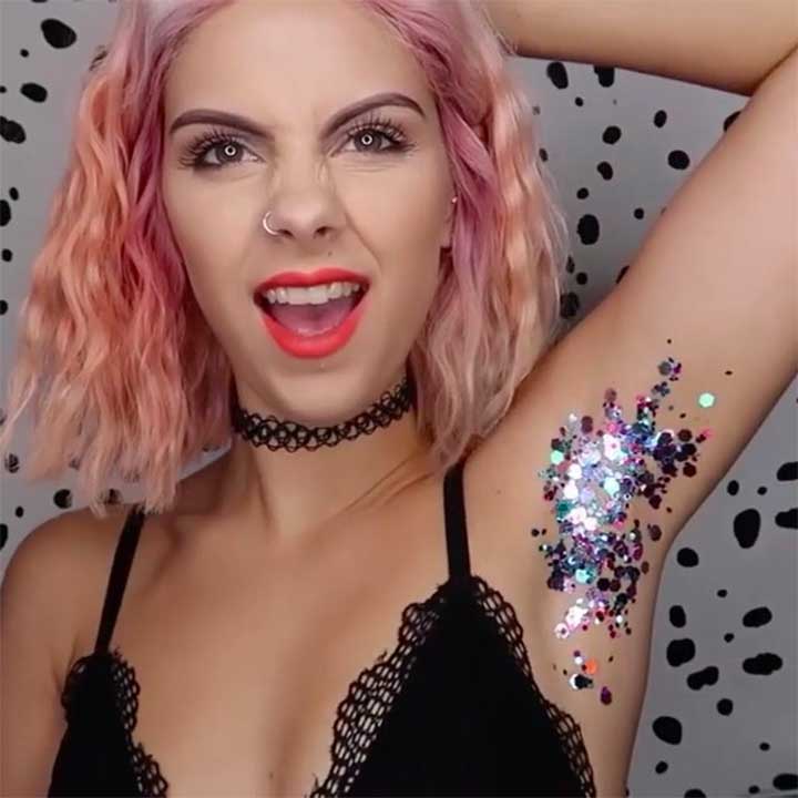 Glitter Armpits Is the Holiday Beauty Trend