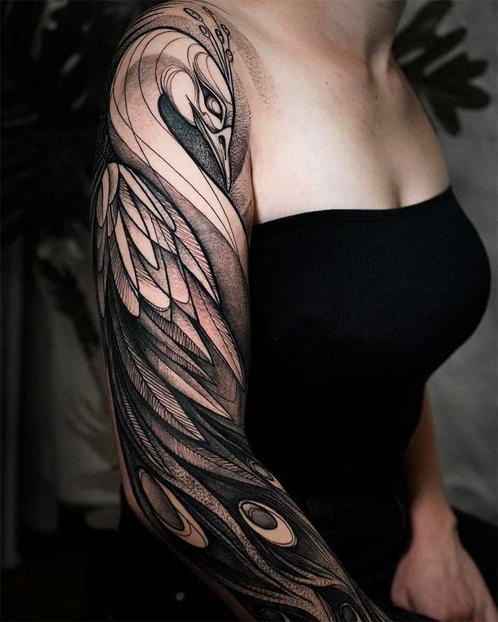 Peacock Feather Tattoos