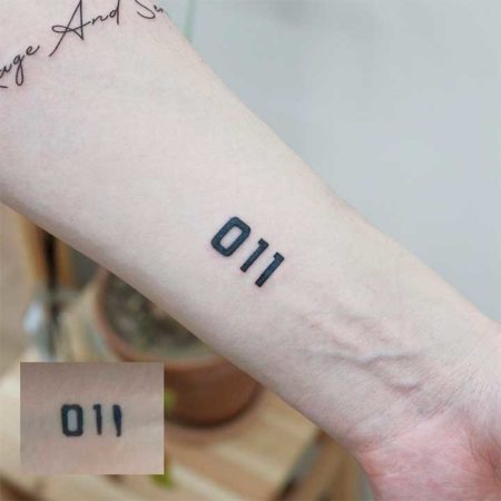 touch up tattoo before and after