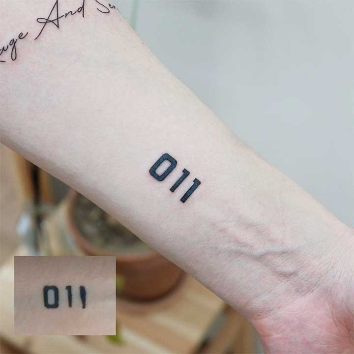 touch up tattoo before and after