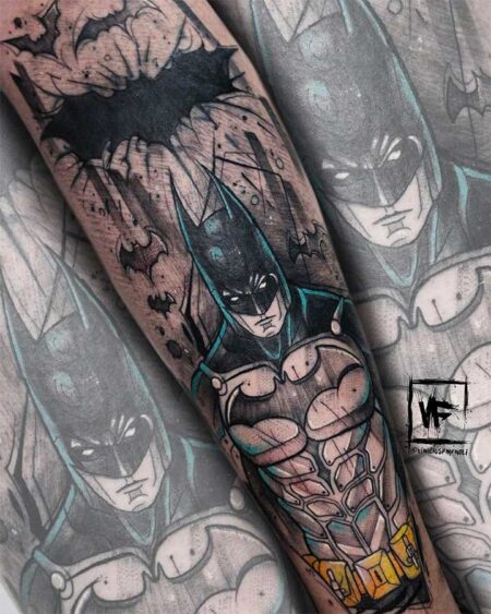 batman tattoos small