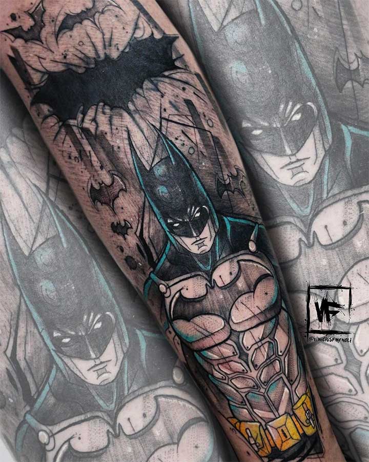 batman tattoos small