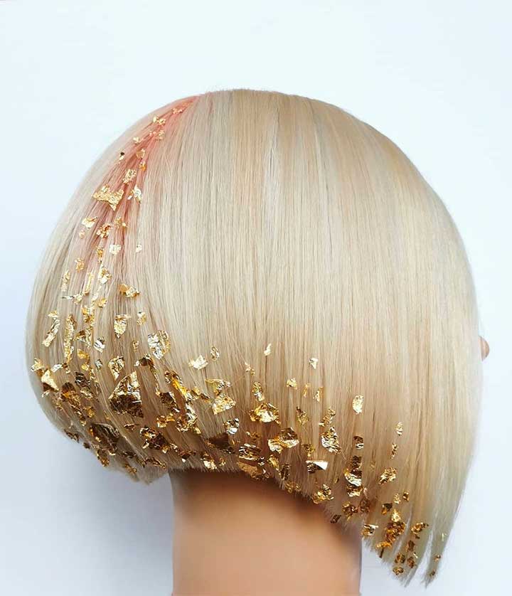 The Gold Leaf Hair Trend Is Here Just in Time for Your Holiday Parties
