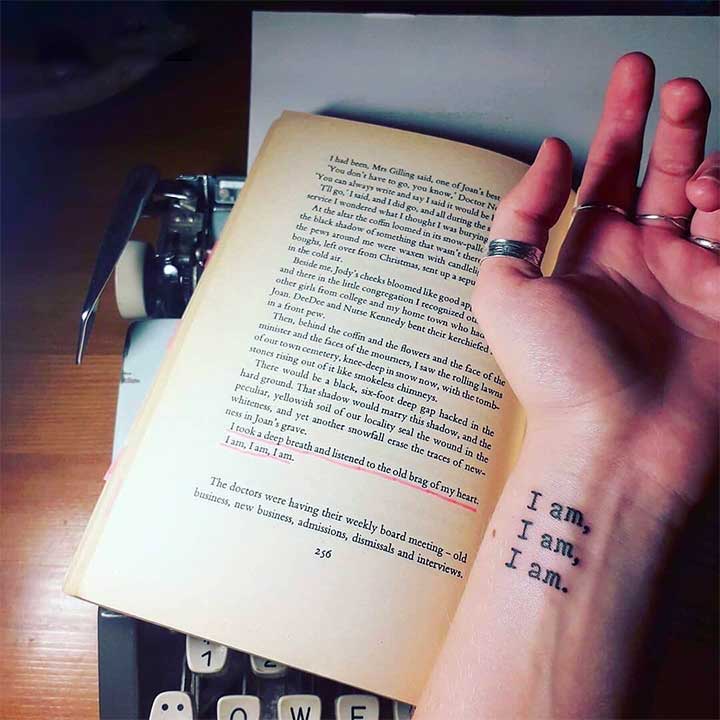 25 Beautiful Literary Tattoos To Celebrate World Book Day