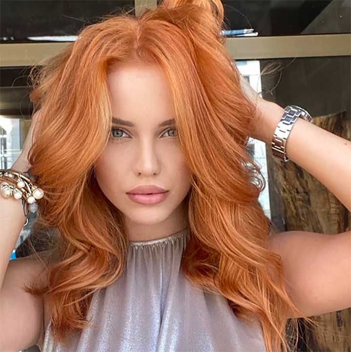 Photos: Pumpkin Spice Hair Color Trend