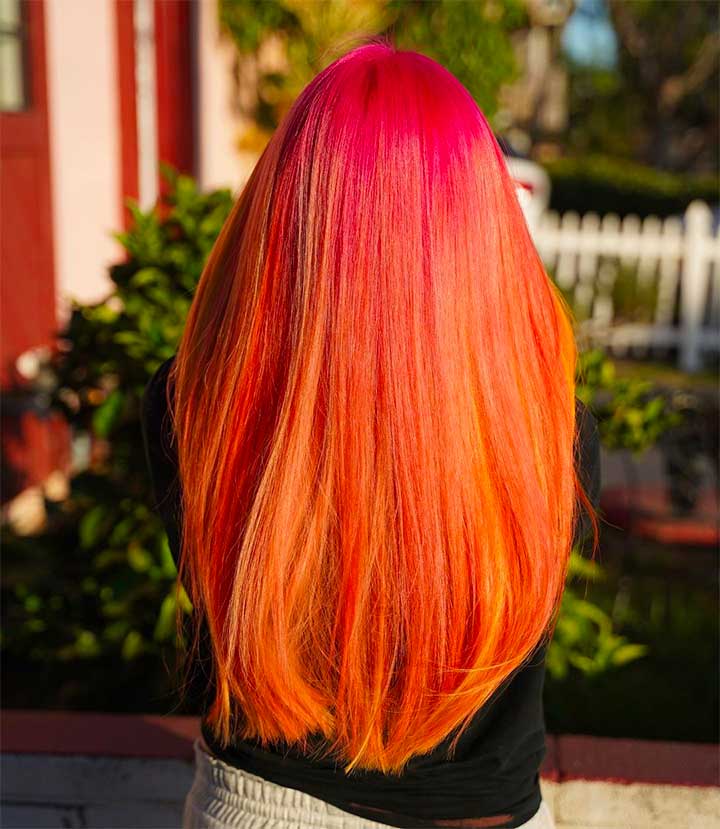 Sherbet Hair Is Now A Thing Thanks To Kaley Cuoco