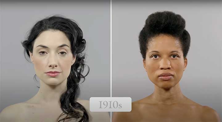 White Versus Black Beauty Trends In The Past 100 Years