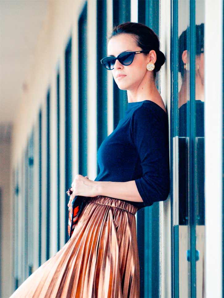 chic earrings and sunglasses with after five attire