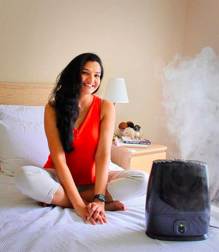 Bedroom humidifier benefits