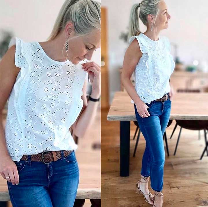 How to Wear the Eyelet Trend This Fall