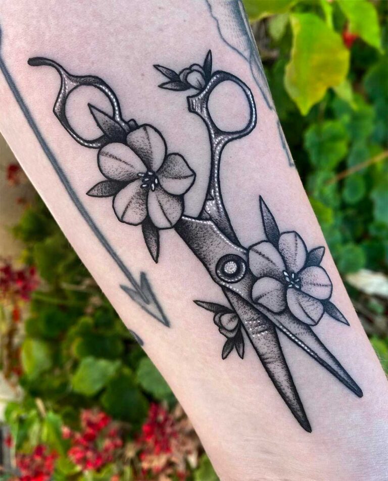 Hairstylist Tattoo Ideas