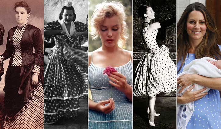 A history of polka dots in fashion