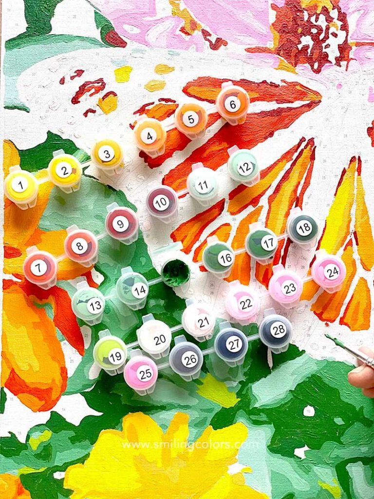 How To Paint By Numbers Like An Artist