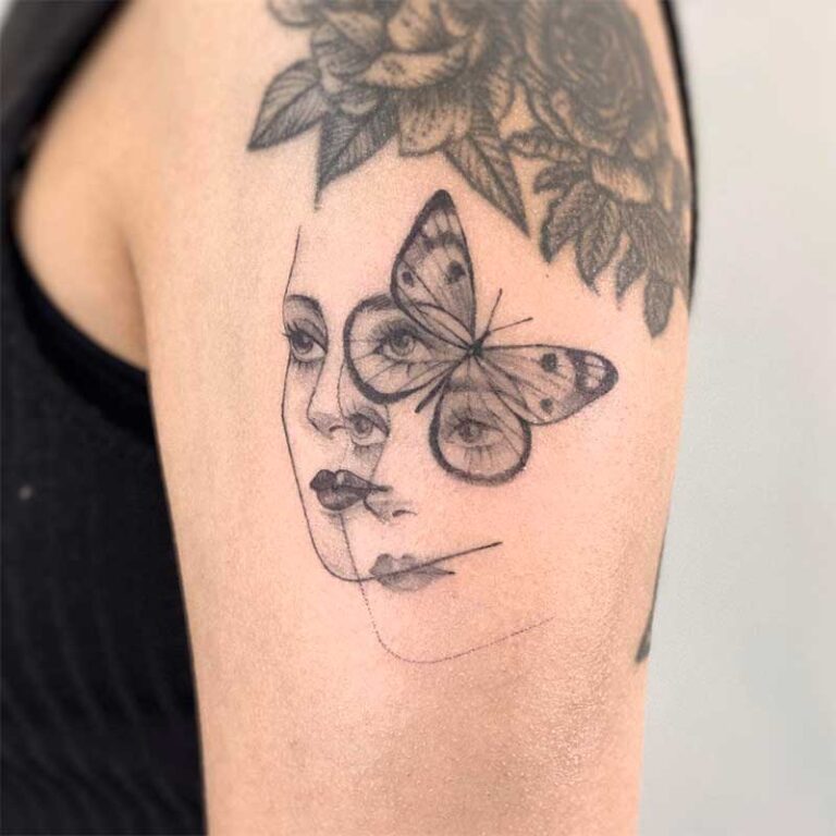 The beautiful butterfly tattoos