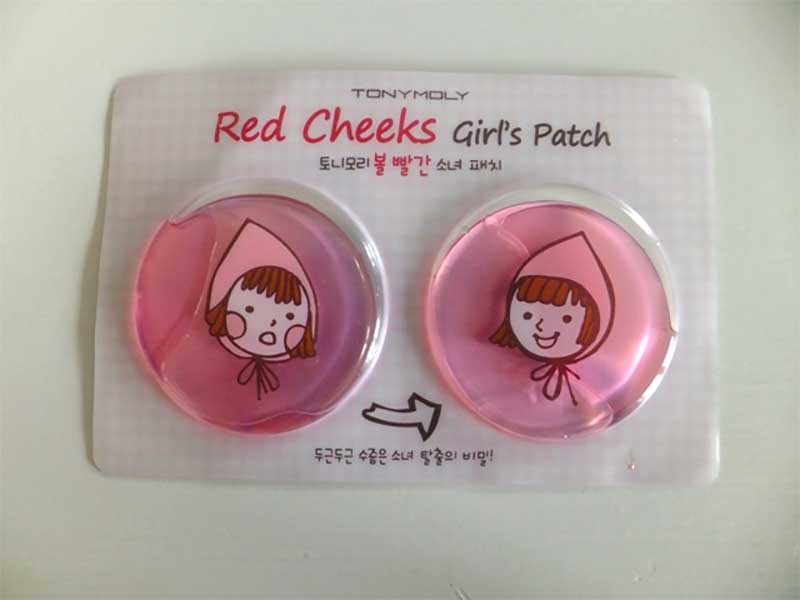 TONY MOLY Red Girl Cheek Patch