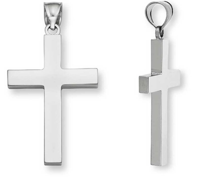 White Gold Crosses