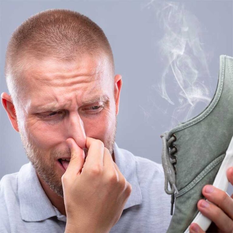 hack for smelly shoes