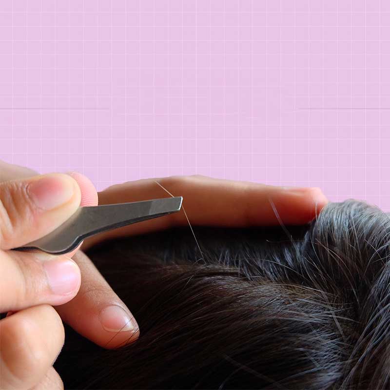 The Real Reason You Shouldn't Pluck Your Gray Hairs