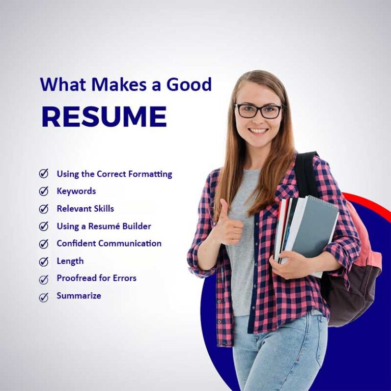 characteristics of a good resume