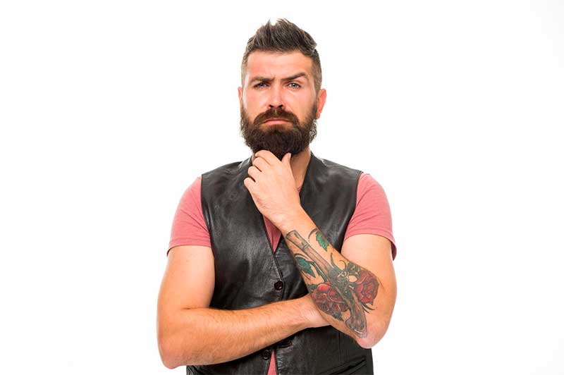 Black Leather Vest