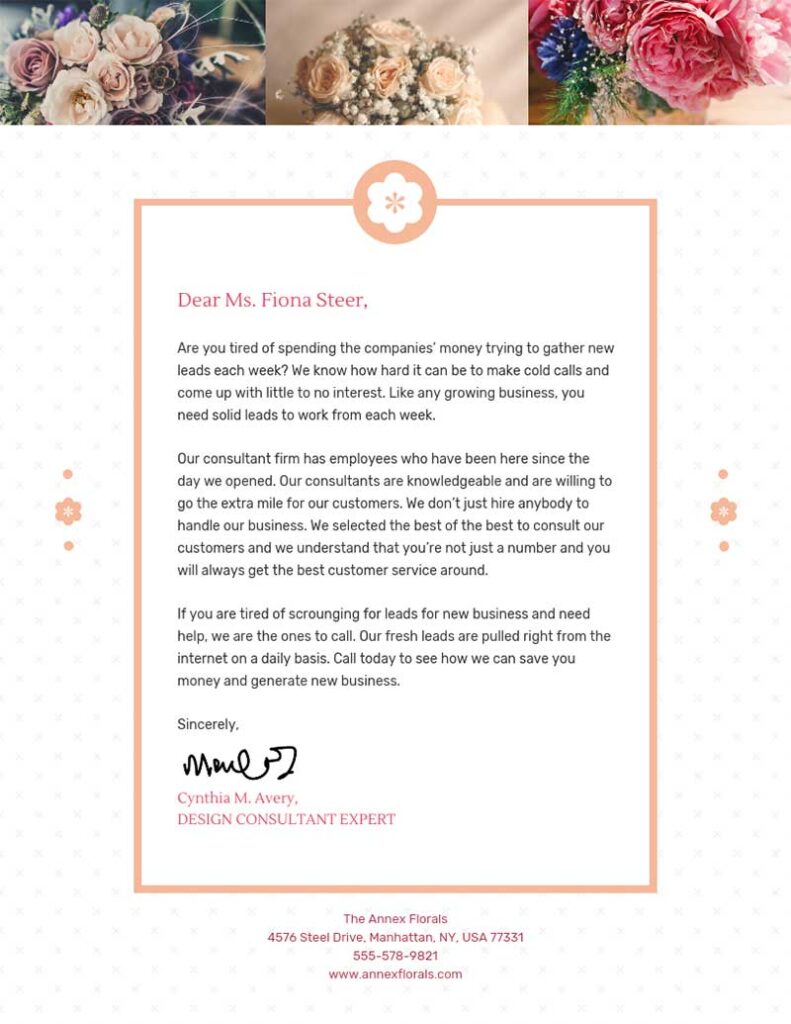 How Letterhead Examples Improve Your Company's Image