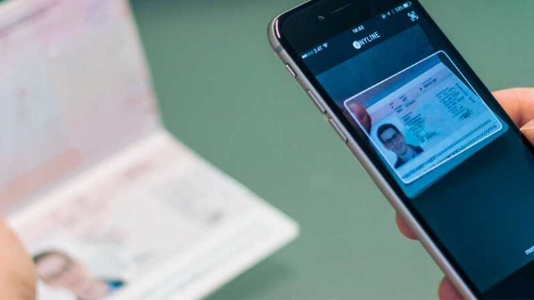 Passport scanning using mobile devices