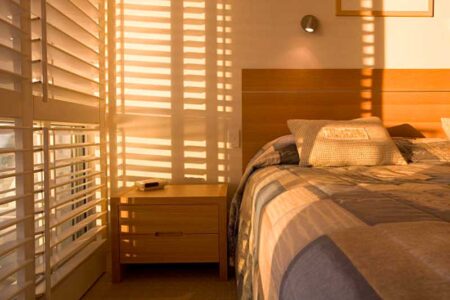 Light Control Achieved with the Use of Venetian Blinds