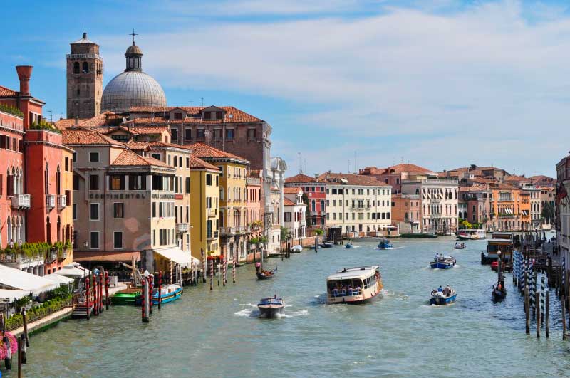 The Grand Canal in Venice, Italy