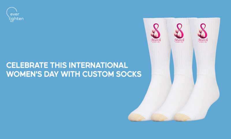 Celebrate this International Women’s Day with custom socks