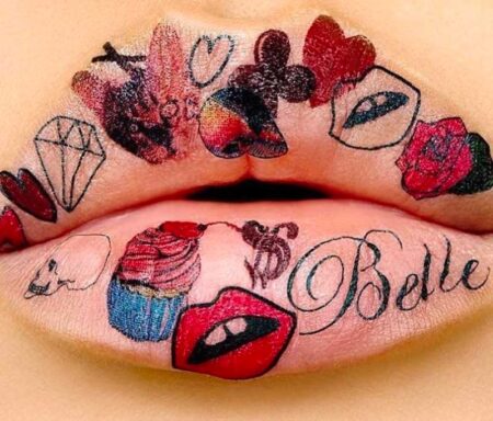 Photos: Faux Lip Tattoos Are The Coolest New Beauty Trend