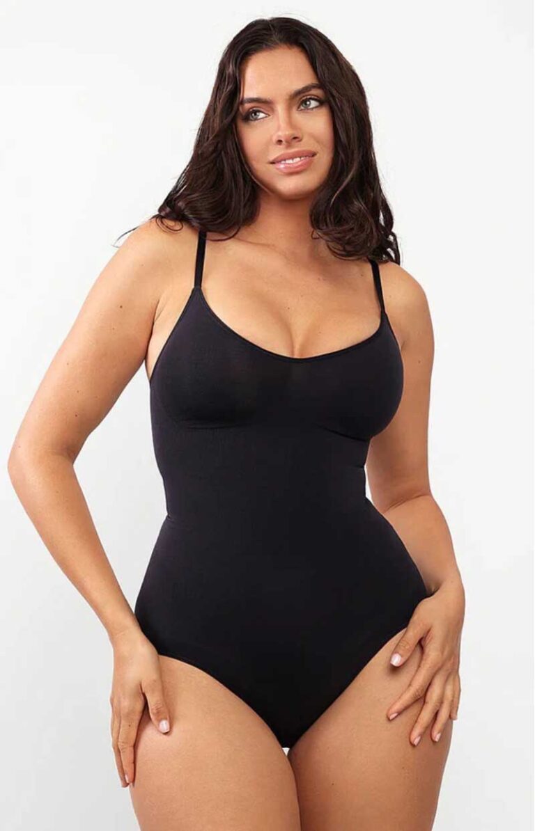 Firm Tummy Compression Bodysuit Shaper With Butt Lifter