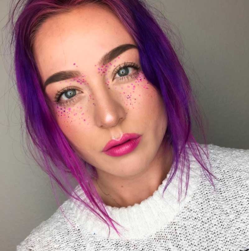Photos: Rainbow Freckles Makeup Trend