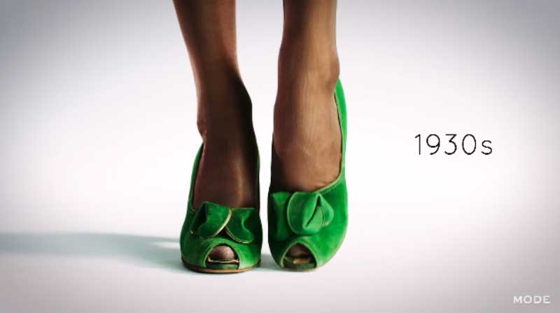 This 100 Years Of High Heels Video Is For Shoe Lovers