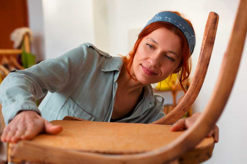 Turning old furniture into something new