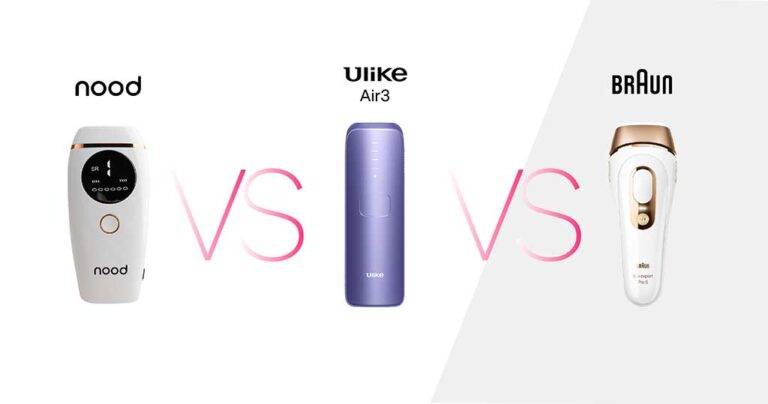 Best Hair Removal Devices: Nood vs Ulike vs Braun