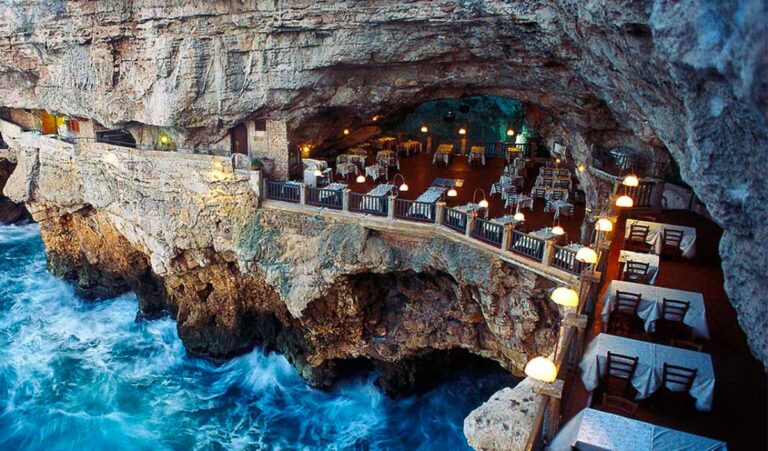Top 10 unusual restaurants in Italy in unconventional locations