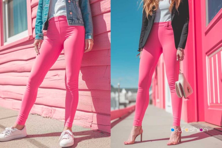 Versatile Pink Leggings: Day to Night Glam