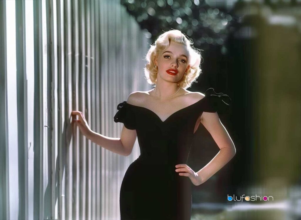 Marilyn Monroe in Black Dress