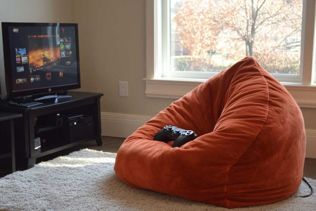 Comfort of a Microsuede Bean Bag
