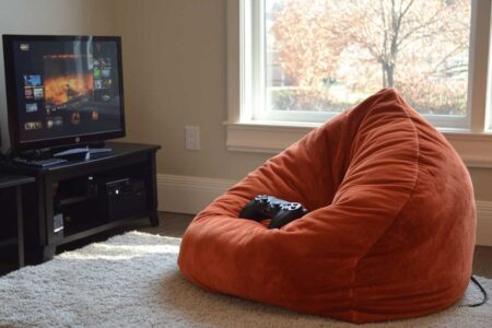 Comfort of a Microsuede Bean Bag