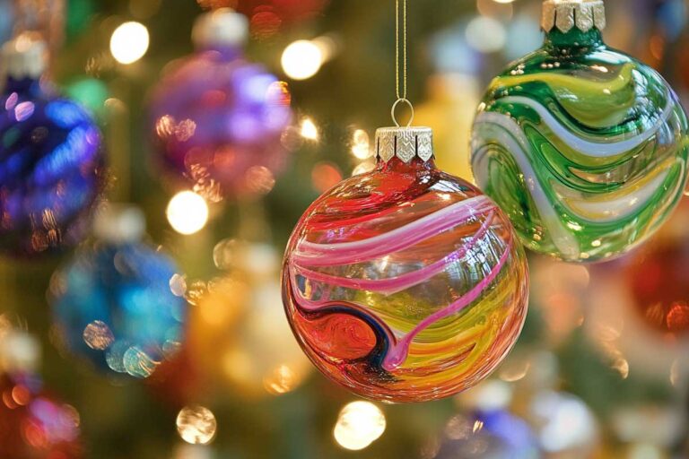 Hand-blown Glass Ornaments for Christmas